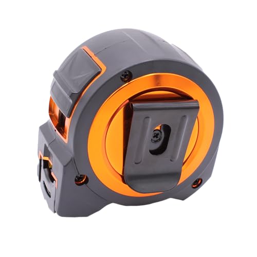 Tape Measure 16 FT - Measuring Tape Retractable - Oversized & Double-Sided Print - Blade Lock, Finger Brake - High Performance Nylon Coating, 10' Stand-Out - 13' Reach / 1-1/16" Blade - size: 16 FT, style: Single