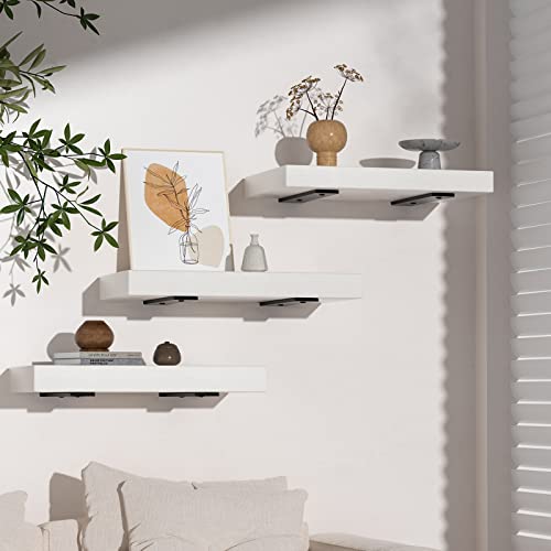 Starunder 6 Pack Floating Shelf Brackets,6 Inch Heavy Duty Metal Brackets - size: 6 Inch