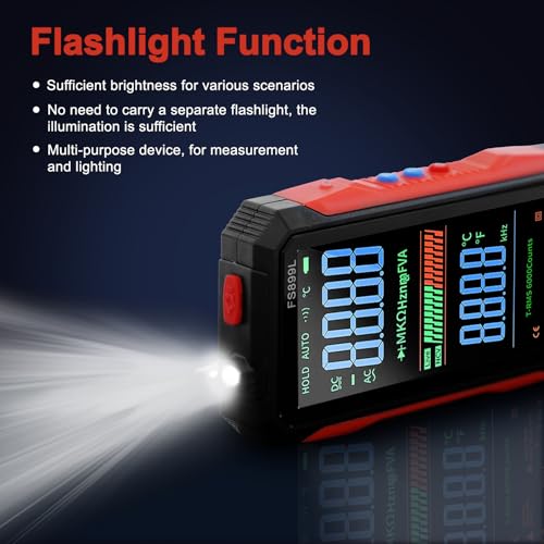 Digital Multimeter 2026 Upgraded FS899L for Auto Home Industrial