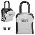 Puroma Key Lock Box for House Keys Combination Lockbox with Code, 1 Gray - color: Gray