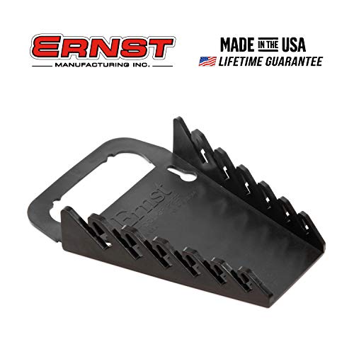 Ernst Manufacturing 5045 Gripper Wrench Organizer, 6 Tool, Black - color: Black, size: 6 Tool, style: Standard