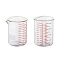 High Borosilicate Glass Measuring Cup-V-Shaped Spout,120ml(4OZ) Glass Measuring Beaker for Kitchen or Restaurant, Easy to Read(Pack of 2) - size: 120ml (4oz) - Pack of 2