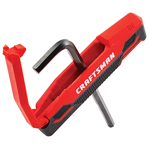 Craftsman 10-Piece SAE Hex Key Set, Black, Steel