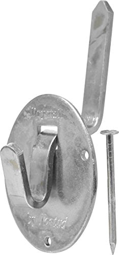 Hillman No-Stud Drywall Metal Picture Hanger with Toggle Anchor, 200 lb | Back support spreads the load behind the wall, holds up to 200 pounds, quarter-inch hole, heavy art, mirrors, shelves