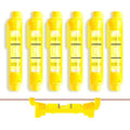 DOWELL 6-PACK Hanging Bubble Line Level Mini Spirit Line Level for Building Trades Bricklaying Tiling Engineering Surveying Metalworking and Measuring HY030637 - size: HY030637