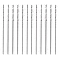 HARFINGTON 12pcs Micro Jobber Twist Drill Bits #76 0.5mm / 0.0197" High Speed Steel HSS Mini Drilling Bit Tool for Stainless Steel Aluminum Wood Plastic - size: 0.5mm