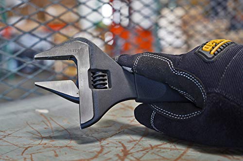 Plumbing Adjustable Wrench, Black Phosphate Finish, 4 Available Size Options 6-inch, 8-inch, 10-inch, 12-inch - T08003 - size: 10-Inch