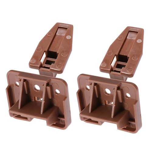 10PCS Drawer Slide Track Guide Glide for Center Mount Drawer for Dressers and for Nightstand for Kenlin for Rite-Trak 1 Drawer Systems (Please Check The Size Before Purchasing) - style: 10Pcs