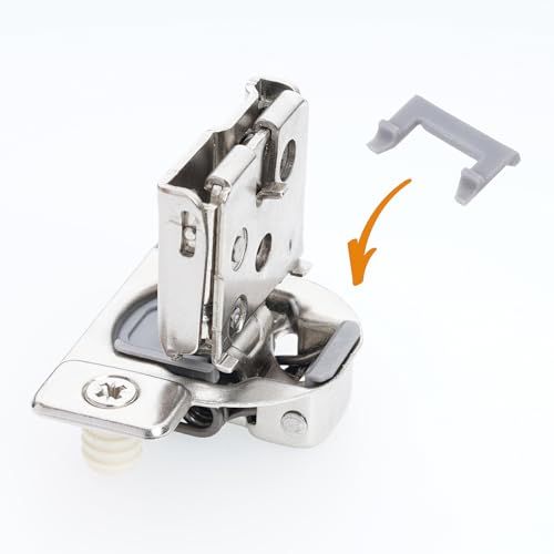 (Decobasics ONLY) Cabinet Restrictor Clips (50 Pack)- 86° Degree Angle Cabinet Door Hinge Restrictor Clip for Soft Close Hinge-90° Opening Kitchen Soft Close Cabinet Hinges Restraints Restriction Clip - size: 86° Degree