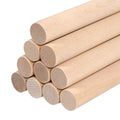 Wooden Dowels Wooden Sticks for Crafts 5/8 x15 in,10 PCS Wood Craft Sticks - size: 5/8"×15"- 10 PCS