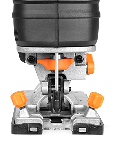 WEN Cordless Jigsaw, Brushless with Variable Speed, 20V Max 4.0 Ah Lithium Ion Battery and Charger (20667) - size: Handheld, style: Brushless Variable Speed