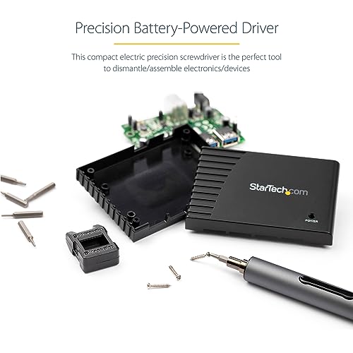 StarTech 20-Bit Electric Precision Screwdriver Set, TAA (CTK20PCEDRIVE) - style: 20 Piece