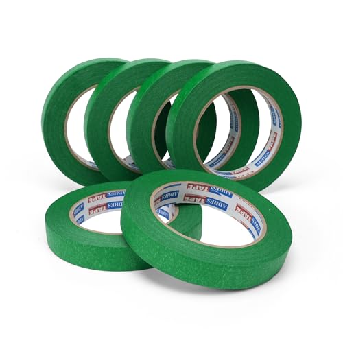 Adhes Green Masking Tape Painters Tape 0.9 Inch x 55 Yards - size: 0.7‘’ x 55yds