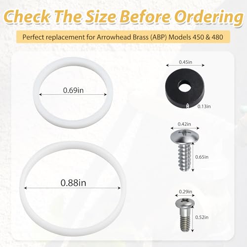PK1000 Stem Seal Kit Fits Arrowhead Brass 450 & 480