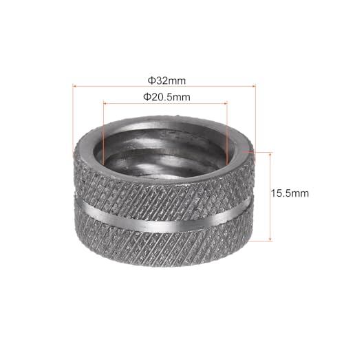 HARFINGTON 14" Pipe Wrench Nut Alloy Steel Replacement Parts - size: 14"