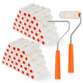 60 Pack Microfiber Paint Roller 4 Inch, 3/8 Inch Nap - size: 4 Inch,60 Pack