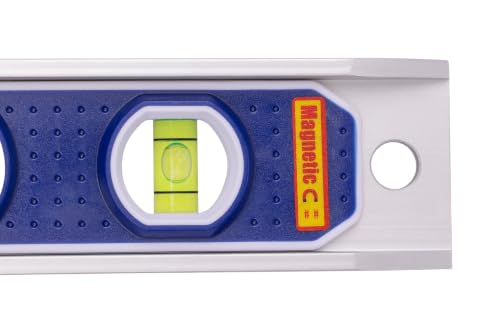 Swanson 9” Die Cast Aluminum Torpedo Level with Rare Earth Magnetics TL002M - size: 9" (Pack of 1), style: Magnetic Extruded Aluminum Torpedo Level