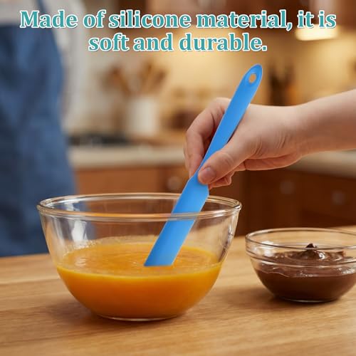8 Pcs Reusable Wax Sticks, Reusable Epoxy Paint Mixing Sticks, Colored Silicone Wax Stick, Waxs Spatula for Resin Mixing, Paint, Liquid, Facial Mask Stirring Rods