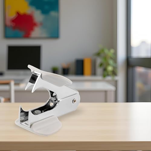 White Steel Pine Style Staple Remover for 24/6 26/6 Staple Removers White Staples Stapler Remover Office and School Supplies Staplers and Punches