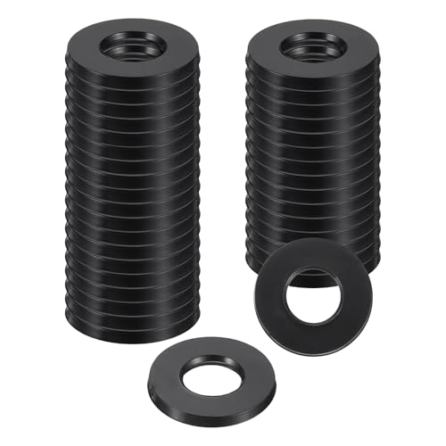 uxcell 36Pcs Rubber Washers, 13/16 OD x 3/8 ID x 0.08" Thickness Flat Washers for Bolts Spacers, Shower Head, Plumbing, Hose Connecting - size: 13/16 OD x 3/8 ID x 0.08"