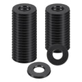 uxcell 36Pcs Rubber Washers, 13/16 OD x 3/8 ID x 0.08" Thickness Flat Washers for Bolts Spacers, Shower Head, Plumbing, Hose Connecting - size: 13/16 OD x 3/8 ID x 0.08"