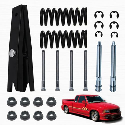 RULLINE Door Hinge Repair Kit Compatible with Chevy S10 with Spring Tool - size: For 94-04 Chevy 23pcs