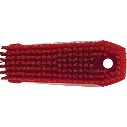 Vikan 35874 Brush,Scrub,Medium,7",PP/PBT,Red - color: Red