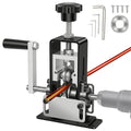 Manual Wire Stripper Machine, 0.06-1" Cable Stripper Tool with 2 Replacement Blades, Drill Powered & Hand Crank Dual-Drive Wire Stripping for Scrap Copper Recycling