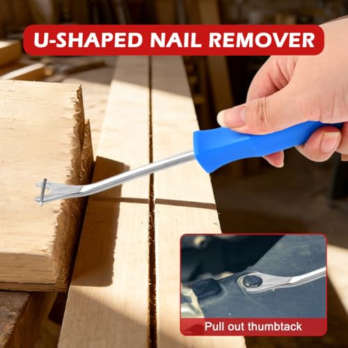 5‑Pack Upholstery Carpet Staple Remover and Nail Puller Remover Tool Set