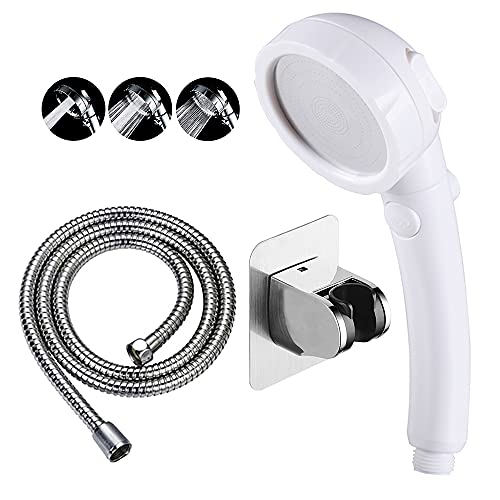 KAIYING RV & Camper High Pressure Handheld Shower Head with Pause Button - color: White