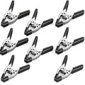 HORUSDY 8-Piece 4" inch Spring Clamp, Heavy Duty Spring Metal Spring Clamps, 1.5"-inch Jaw opening - color: Black, size: 4 inch 8-Piece