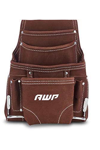 AWP Tool Pouch, Electrician Tool Pouch, Premium, Professional Multi-Pocket Organizer - size: 1 Pack, style: 10 Pocket Tool Pouch