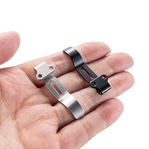 4-Pack Deep Carry Pocket Clips with 8 Screws