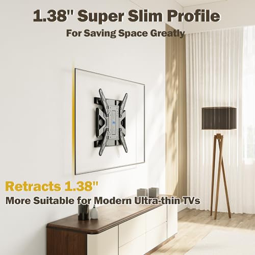 Mounting Dream Ultra Slim TV Wall Mount for 26-75” TVS Full Motion TV Mount - size: 26"-75" TV