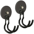 ULIBERMAGNET Upgraded Extra Large Magnetic Hooks,2 Pack Heavy Duty Ultimate Magnetic Hooks for Metal Cabinet,Pegboard,Garage Shelve,Tool Shed,RV,Shipping Containers (Black/3.46inch) - style: Upgraded Black Large J Ultra-Strong Hooks