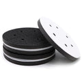 5 Pack 6 Inch 6 Hole Hook and Loop Interface Pad for Orbital Sander - size: 6 inch 6 Hole - 5 Pack