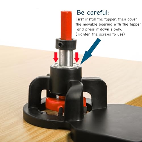 35 mm Concealed Hinge Jig with Quick Clamp, Adjustable Edge Distance