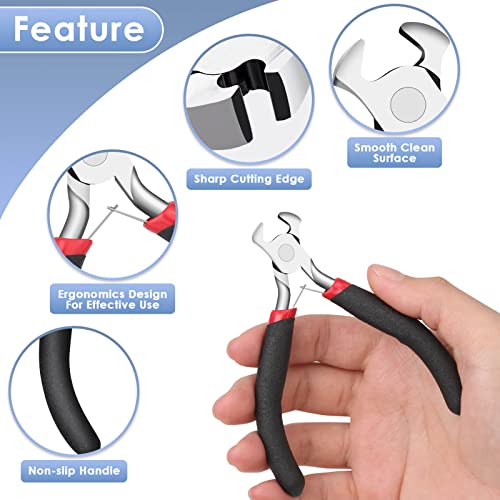 Jewelry Pliers, End Cutting Pliers End Nippers for Zipper Install Stops Repair - style: End Cutting Pliers
