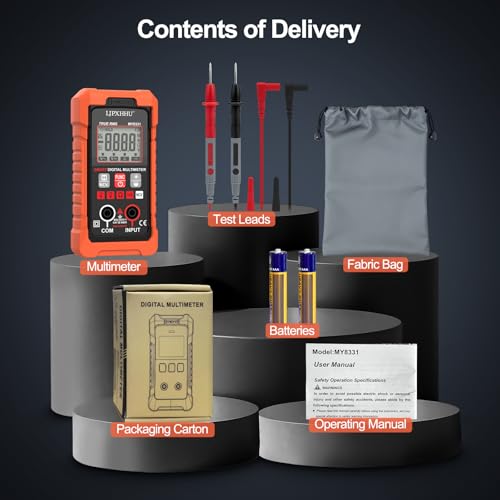 Digital Multimeter Volt Meter TRMS 4000 Counts Auto-Range NCV Tester