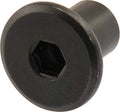 Hillman Joint Connector Nuts, 1/4-20 x 1/2in, 12 Pack, Black