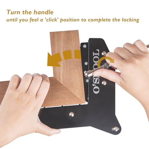 O'SKOOL Miter Max Corner Clamp for Woodworking, Making Window Casing, Making Door Casing, Crafting Projects
