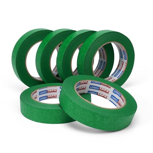 Adhes Green Masking Tape Painters Tape 1 Inch x 55 Yards - size: 1‘’ x 55yds