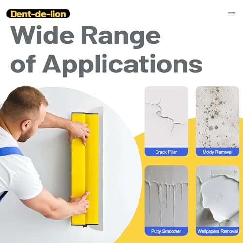 Drywall Skimming Blade Set Including 10", 16", 24" and 32" Blade