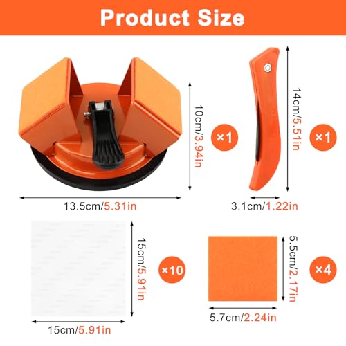 Floor Gap Fixer Tool, Heavy Duty Floor Gap Repair Kit, Includes 10 Sticky Pads 4 Buffer Pads and Seam Cleaning Tools for Wood Floor, Laminate, Vinyl Plank, Hardwood