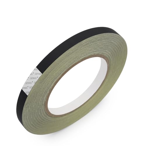 8mm x 30M (0.3in x 100ft) Black Electrical Acetate Cloth Tape - size: 8mm