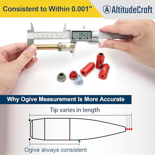 Bullet and Headspace Gauge Comparator Kit and AltitudeCraft C1000 Overall Length Gauge