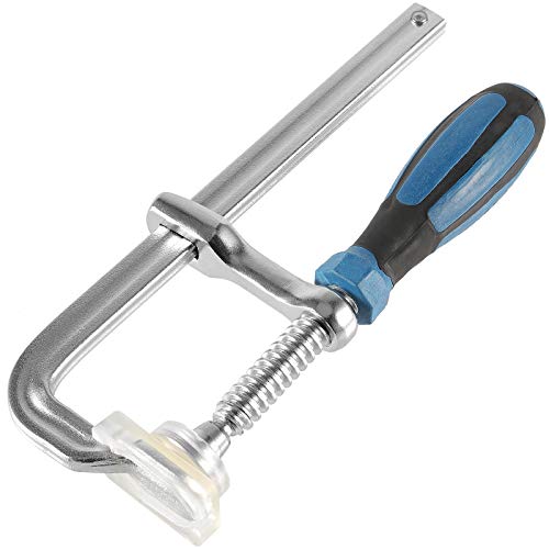 6 Pack 6 Inch Bar Clamps, Heavy Duty F Clamp, Steel Drop Forged Bar Clamps for Woodworking, Metal working, Welding, DIY Carpentry