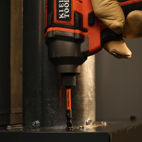 Klein Tools 32313HD 13-in-1 Multi-bit Ratcheting Screwdriver, Double-Ended Impact Bit Set, 12 Impact Driver Bits and 1/4-Inch Nut Driver - size: 13-in-1, Impact Rated