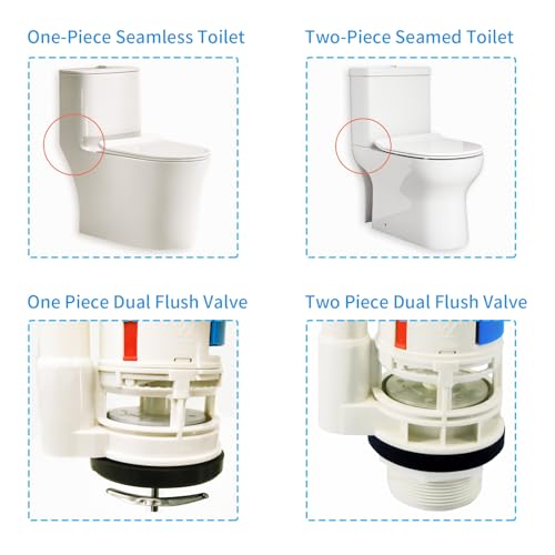 2 Inch Dual Flush Valve Replacement Kit for TOTO THU435/THU224