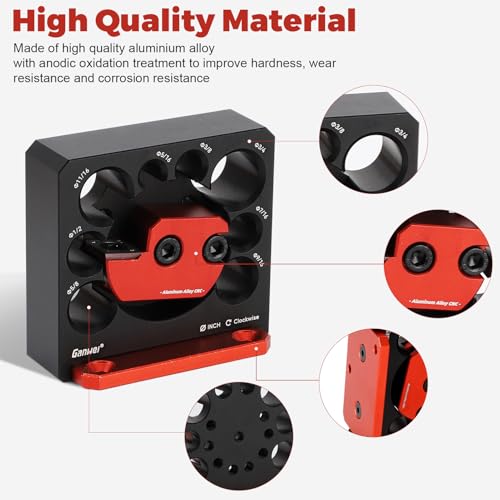 Dowel Maker Jig Kit, Adjustable 8-Size (5/16"-3/4") Drill Attachment, Carbide Blade Woodworking Tool for Making Round Sticks & Dowels from Square Lumber